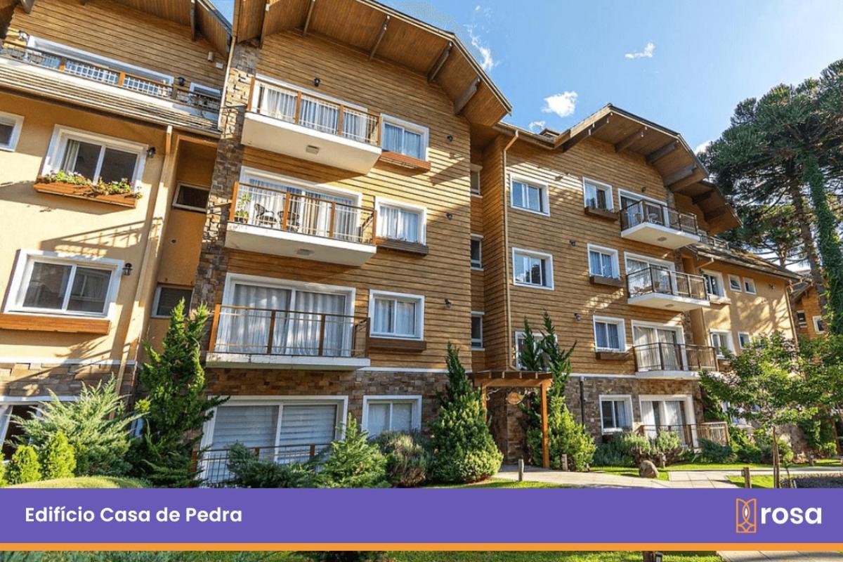 Rosa Edificio Casa De Pedra Apartman Gramado Kültér fotó
